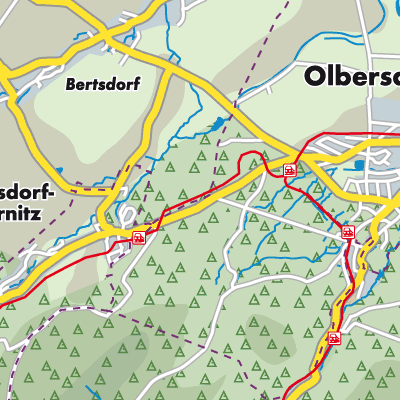 Übersichtsplan Olbersdorf