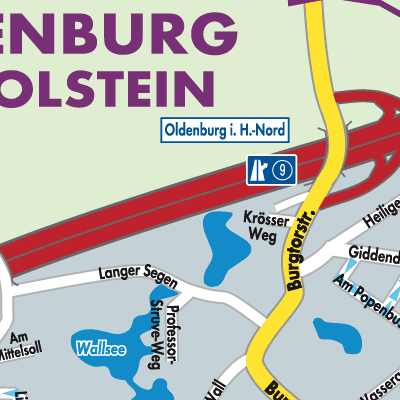 Stadtplan Oldenburg-Land