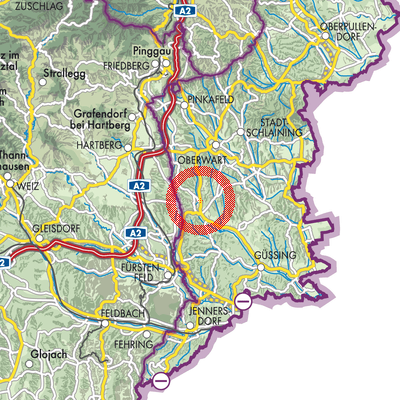 Landkarte Ollersdorf im Burgenland