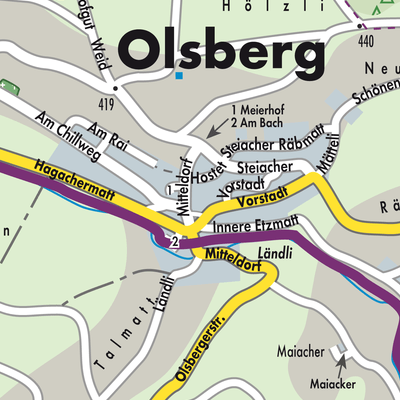 Stadtplan Olsberg