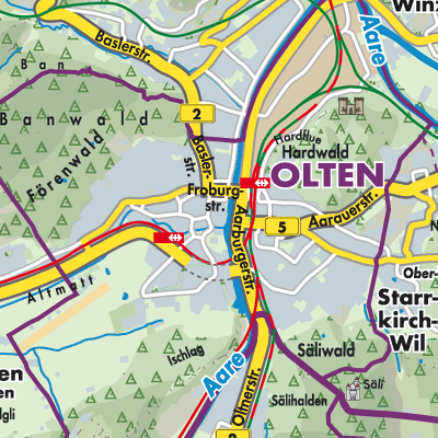 Olten Stadtpl ne Und Landkarten Olten Stadtpl ne Und Landkarten