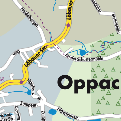 Stadtplan Oppach-Beiersdorf