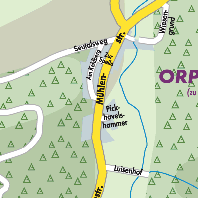 Stadtplan Orpethal
