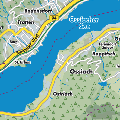 Übersichtsplan Ossiach