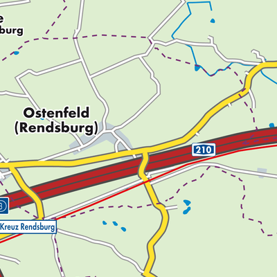Übersichtsplan Ostenfeld