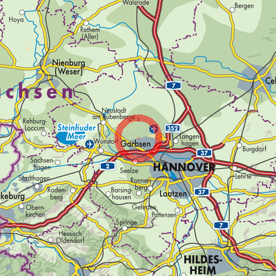 Landkarte Osterwald Oberende