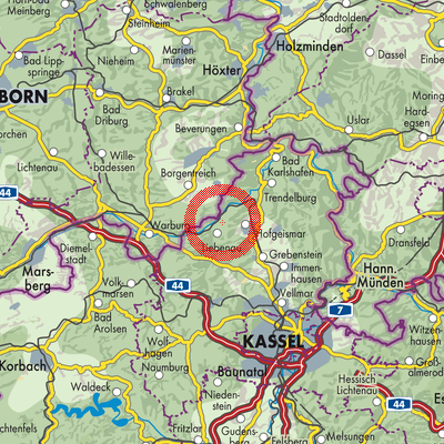 Landkarte Ostheim