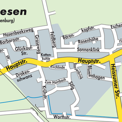 Stadtplan Othfresen