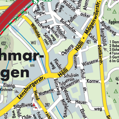Stadtplan Othmarsingen