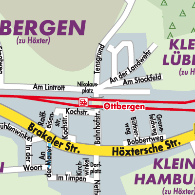 Stadtplan Ottbergen