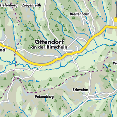 Übersichtsplan Ottendorf an der Rittschein