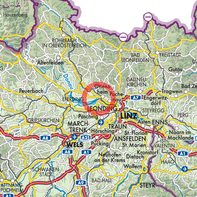 Landkarte Ottensheim