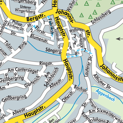 Stadtplan Otterbach-Otterberg
