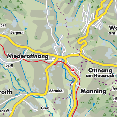 Übersichtsplan Ottnang am Hausruck