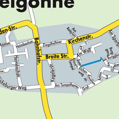 Stadtplan Ovelgönne