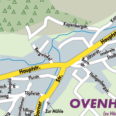 Stadtplan Ovenhausen