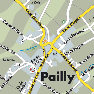 Stadtplan Pailly