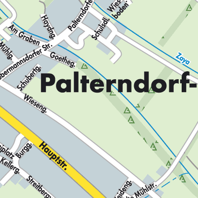 Stadtplan Palterndorf-Dobermannsdorf