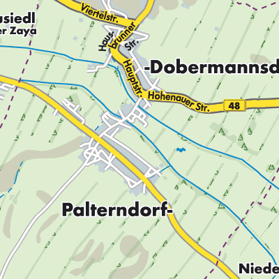 Übersichtsplan Palterndorf-Dobermannsdorf