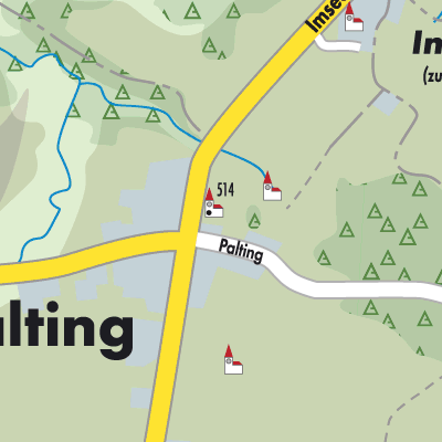Palting - Stadtpläne und Landkarten