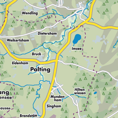 Palting - Stadtpläne und Landkarten
