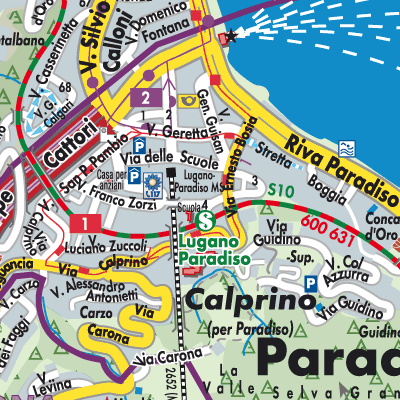 Stadtplan Paradiso