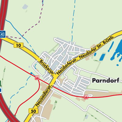Übersichtsplan Parndorf/Pandrof