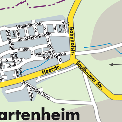 Stadtplan Partenheim