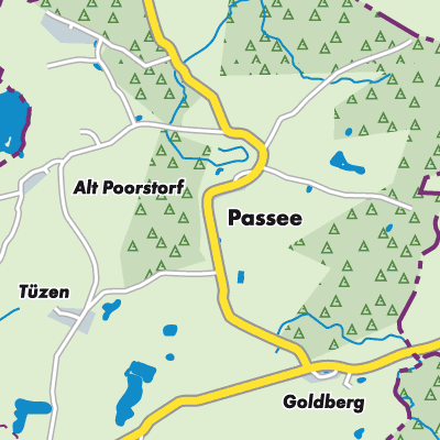 Übersichtsplan Passee