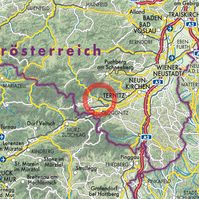 Landkarte Payerbach