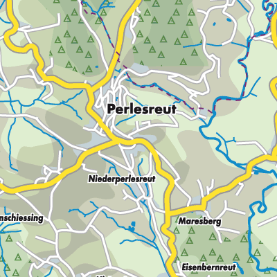 Übersichtsplan Perlesreut (VGem)