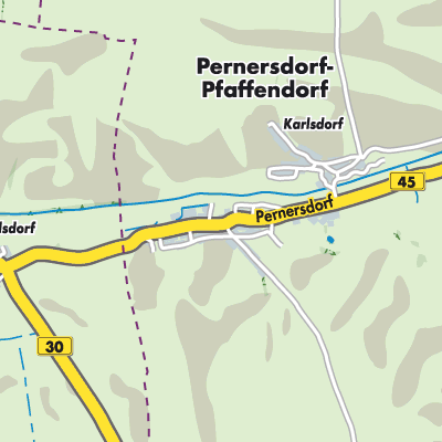 Übersichtsplan Pernersdorf