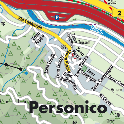 Stadtplan Personico