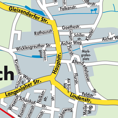 Stadtplan Petersaurach