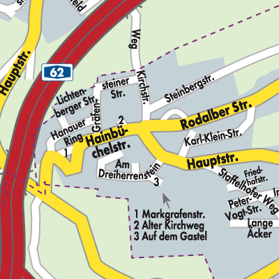 Stadtplan Petersberg