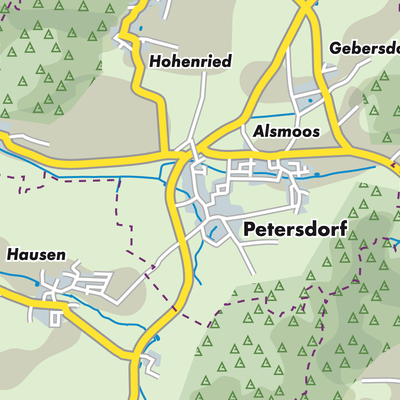 Übersichtsplan Petersdorf