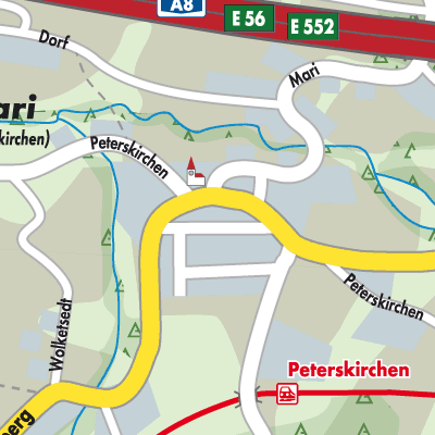Stadtplan Peterskirchen