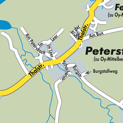 Stadtplan Petersthal