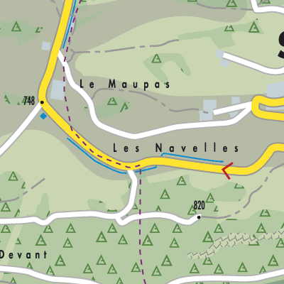 Stadtplan Petit-Val