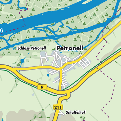Übersichtsplan Petronell-Carnuntum