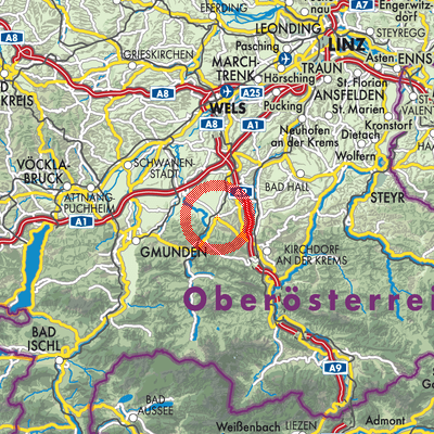 Landkarte Pettenbach