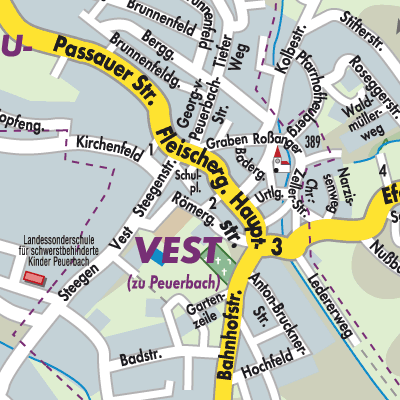 Stadtplan Peuerbach