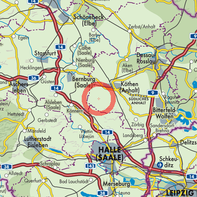 Landkarte Pfaffendorf