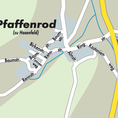 Stadtplan Pfaffenrod