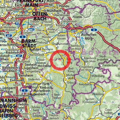 Landkarte Pfirschbach