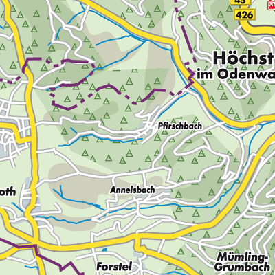 Übersichtsplan Pfirschbach