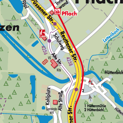 Stadtplan Pflach