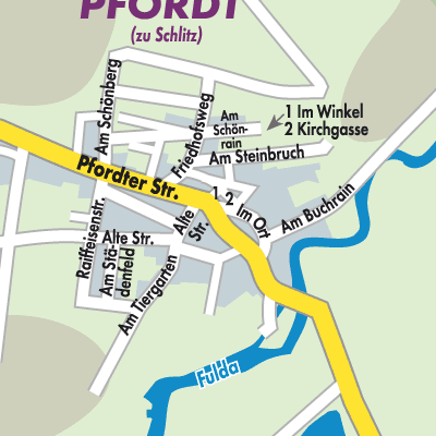 Stadtplan Pfordt