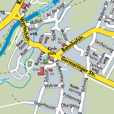 Stadtplan Pforzen (VGem)