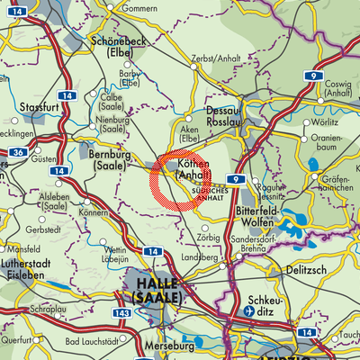 Landkarte Pfriemsdorf